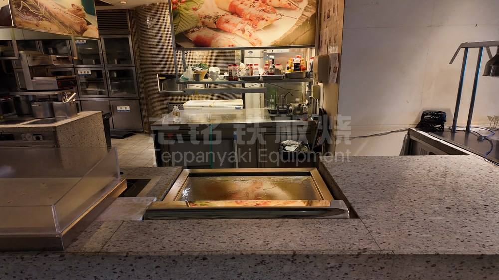 长方形、客户案例实景、酒店度假村游轮、美食档口明档，铁板烧设备客户现场实景。