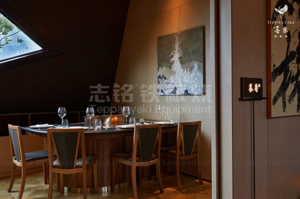 异形、客户案例实景、铁板烧餐厅，铁板烧设备客户现场实景。