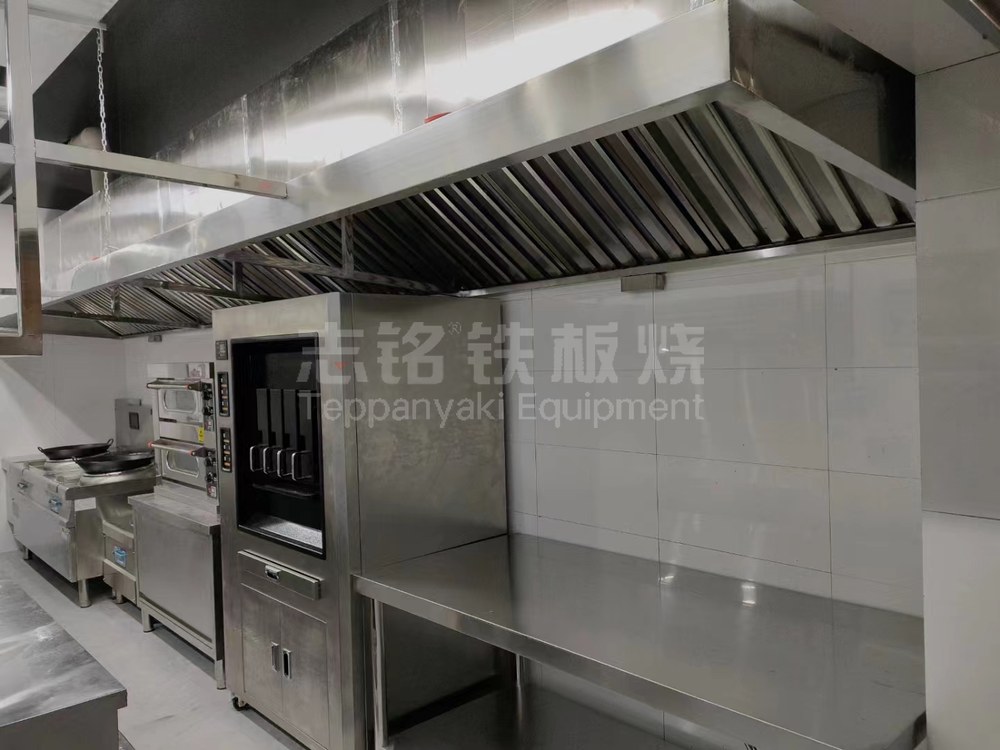烤鱼炉，铁板烧设备实景图。
