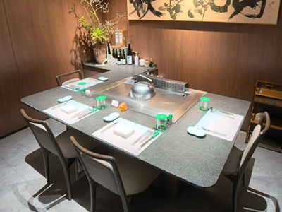 志铭长方形4-6人座铁板烧设备，增加隔热油槽