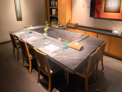 志铭长方形6-8人座铁板烧设备，半隐藏吸风口前吹后吸吸风口