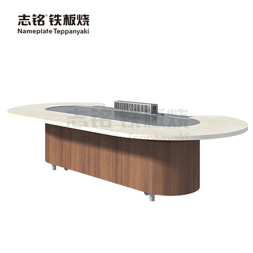 椭圆形铁板烧设备 图2