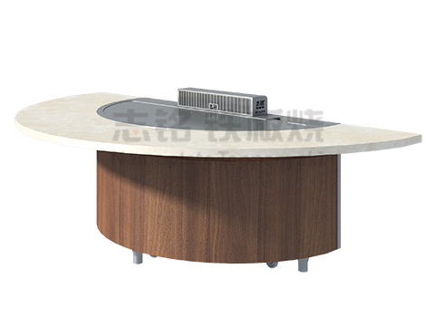 半圆形铁板烧设备 图2